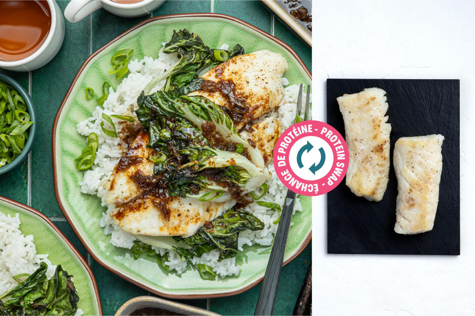 Protein Swap | Roasted Fish with Soy-Ginger Drizzle