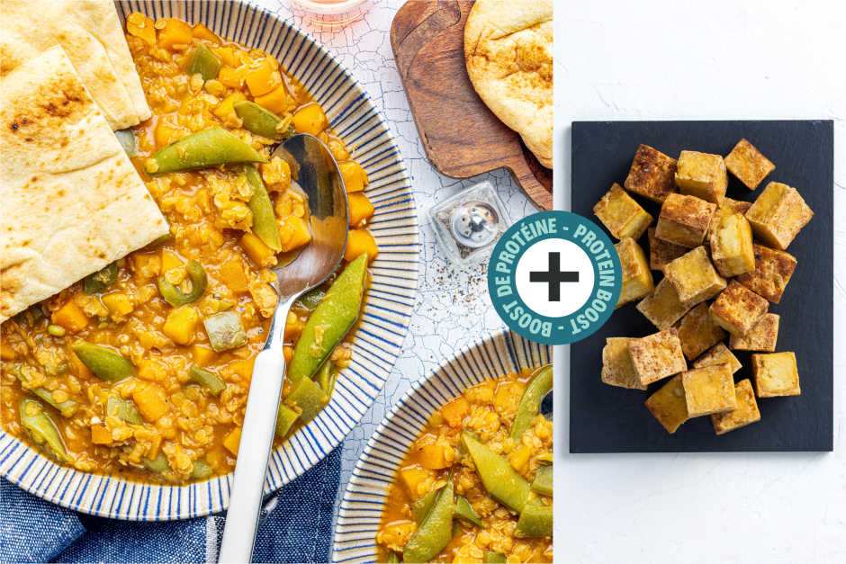 Protein Boost | Ethiopian-Style Red Lentil & Tofu Stew