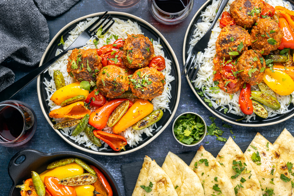 Bison Kofta Curry with Tindoras & Mini Peppers