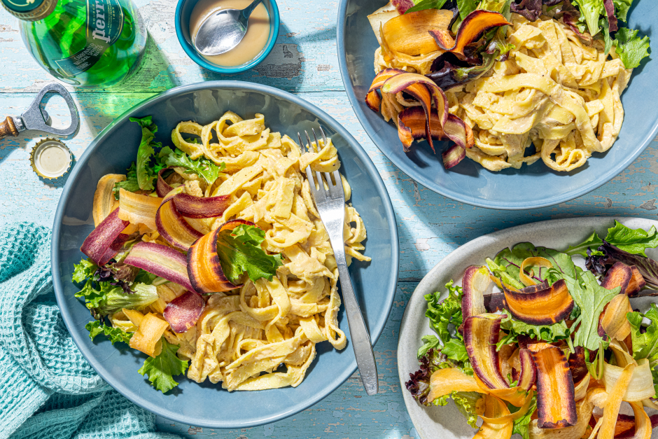 Fettucines Alfredo végétaliennes