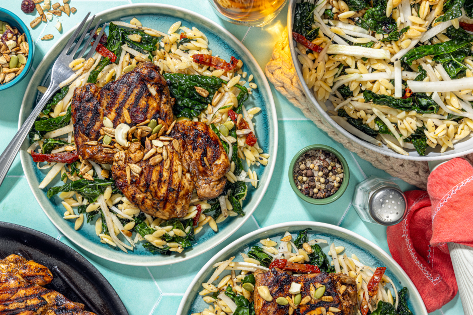 Cuisses de poulet grillées avec marinade deux ingrédients
