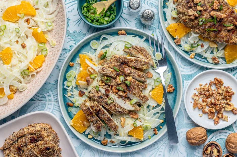 Baked Almond Flour Chicken Schnitzel