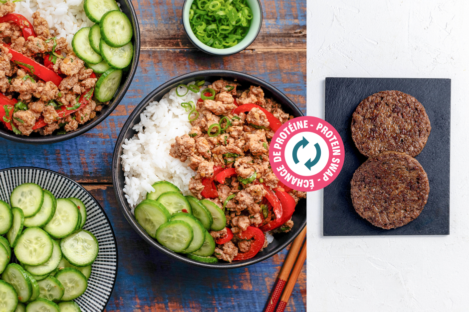 Échange de protéine | Bols au bulgogi de bœuf Impossibleᴹᴰ