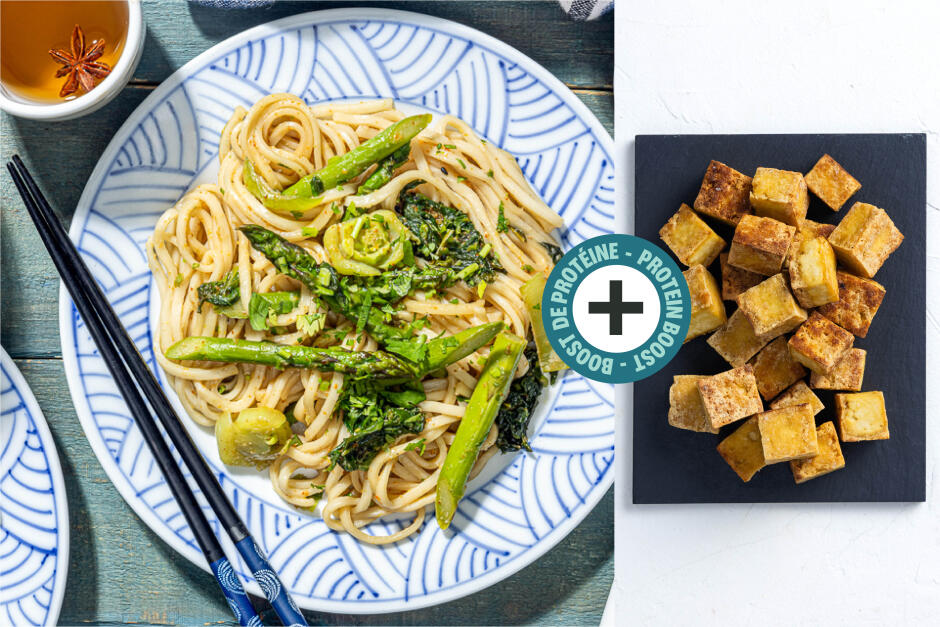 Protein Boost | Spicy Japanese Miso Noodles with Tofu