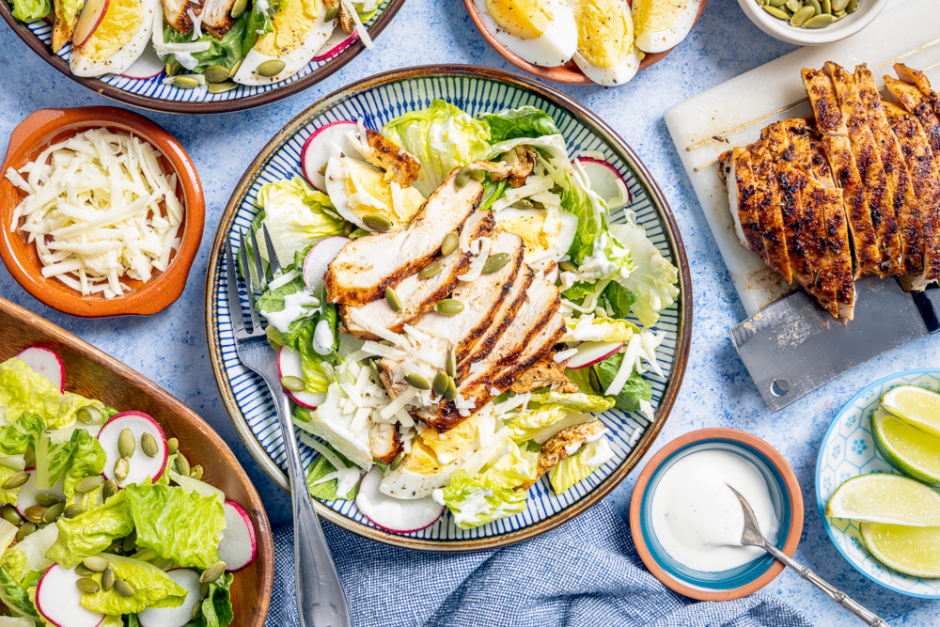 Mexican Grilled Chicken Cobb Salad