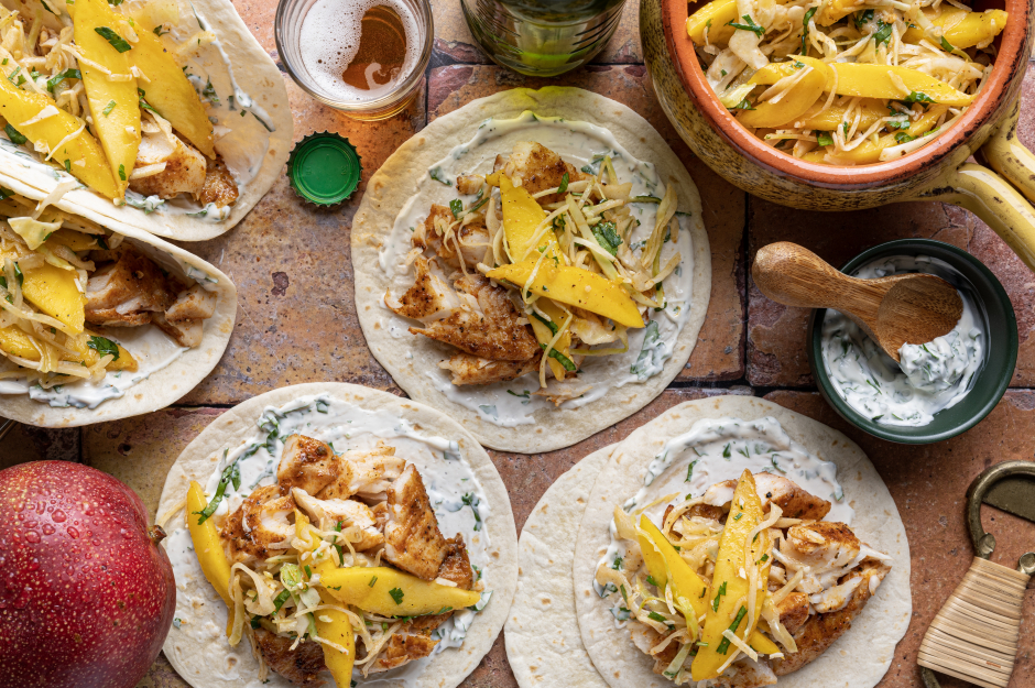 Quick One-Pan Tilapia Tacos
