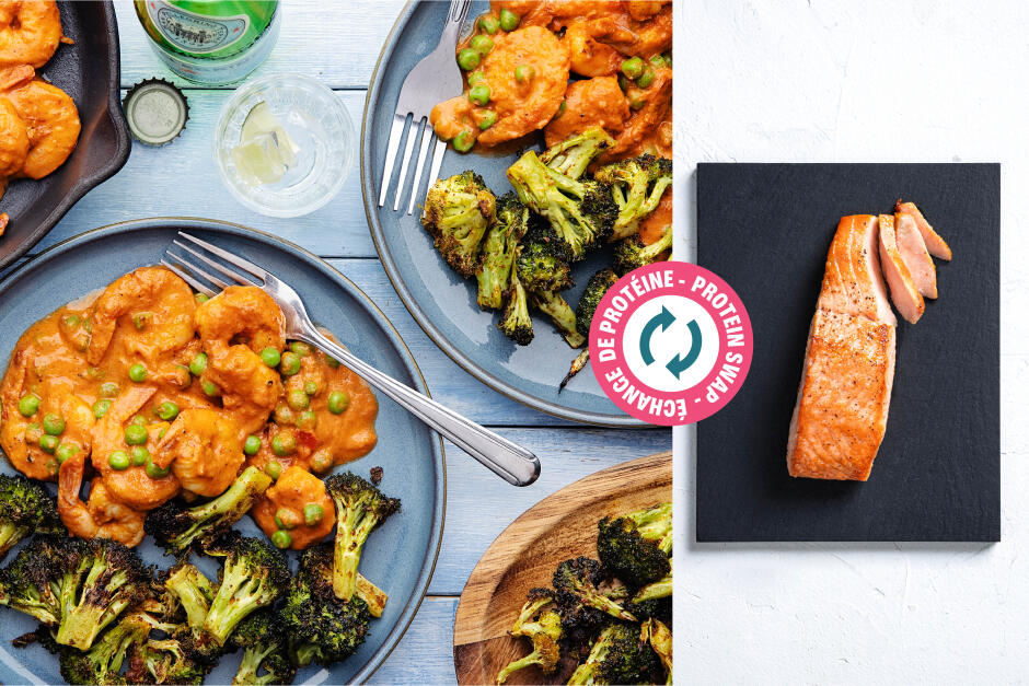Protein Swap | Salmon Tikka Masala