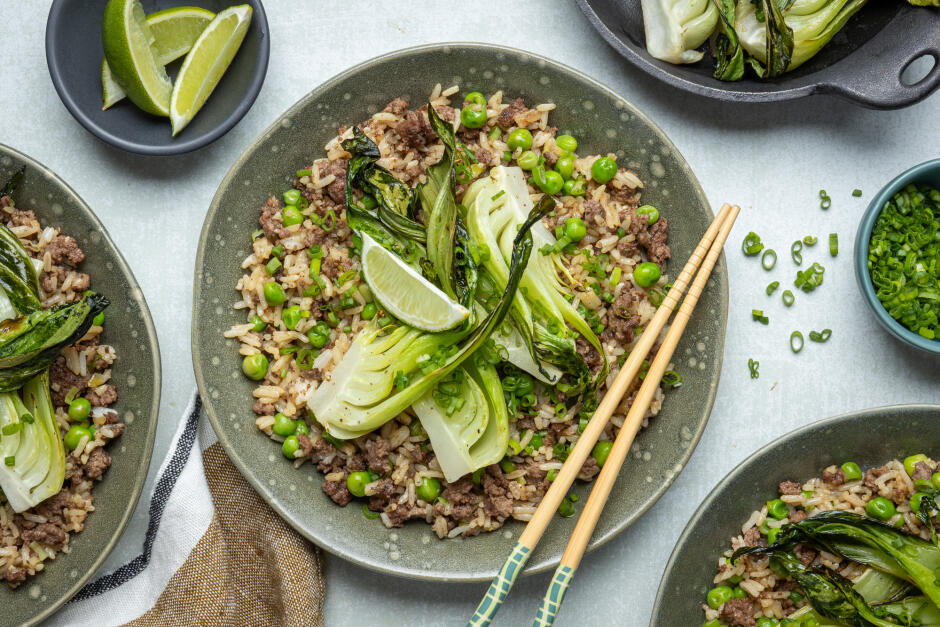 Ground Beef Teriyaki Fried Rice