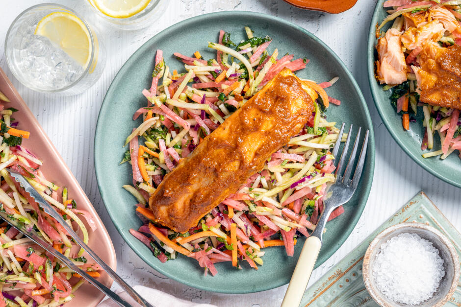 Thai BBQ Baked Salmon