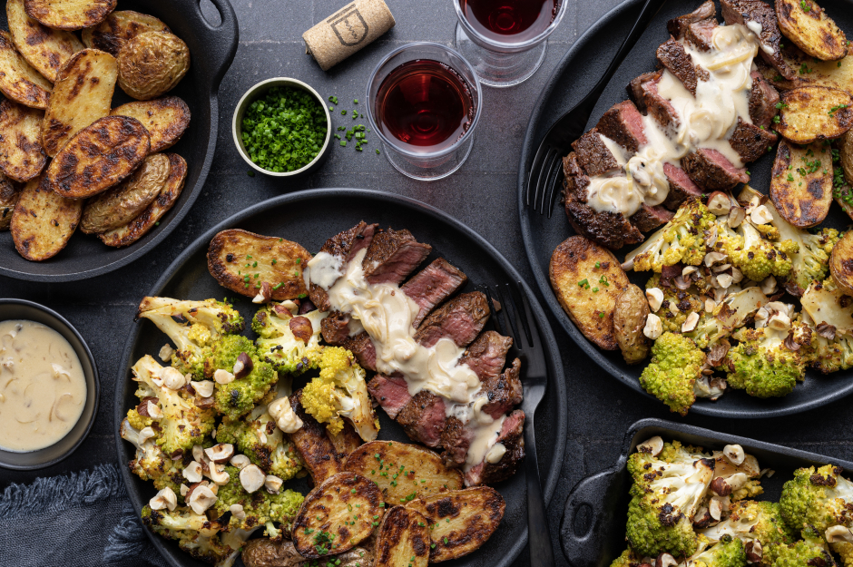 L’Artisan: Filets Mignons with Demi-Glace Cream Sauce