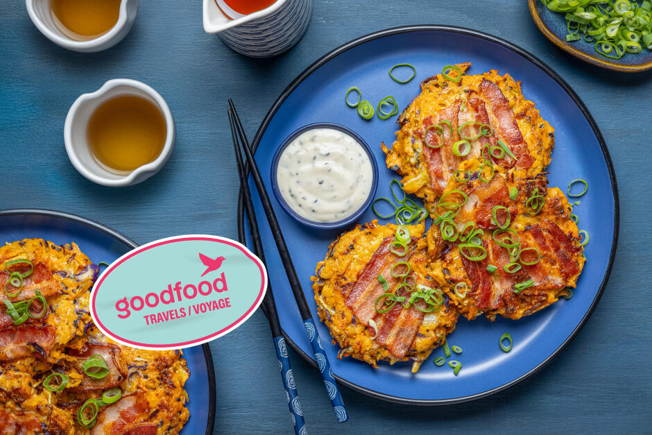 Goodfood voyage: Okonomiyaki au bacon du Japon