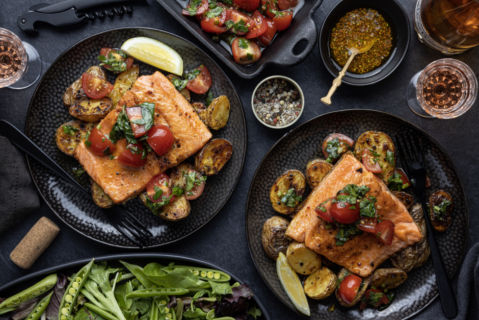 L’Artisan: Steelhead Trout with Sauce Vierge