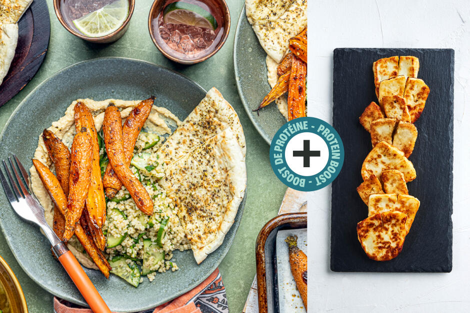 Protein Boost | Halloumi Mezze Platter