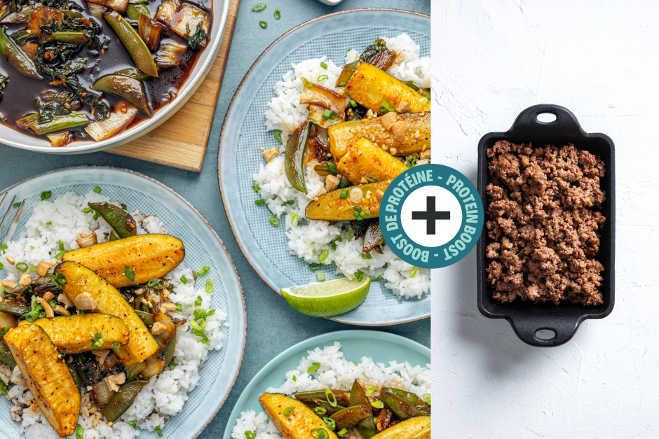 Protein Boost | Sweet Soy, Beef, Veggie & Cashew Stir-Fry
