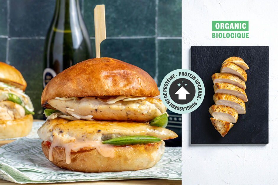Protein Upgrade | ORGANIC Chicken Breast Burgers