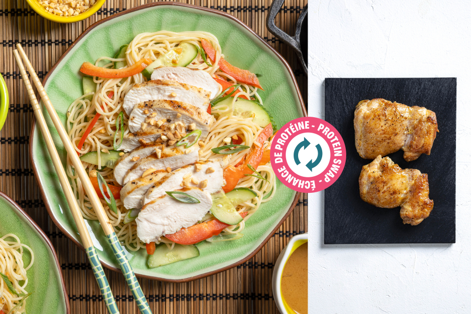 Protein Swap | Thai Grilled Chicken Noodle Salad