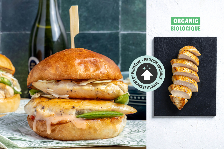 Protein Upgrade | ORGANIC Chicken Breast Burgers
