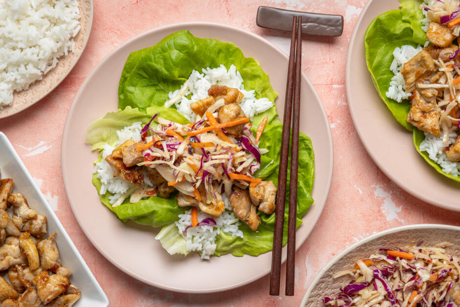 Vietnamese Chicken Lettuce Cups