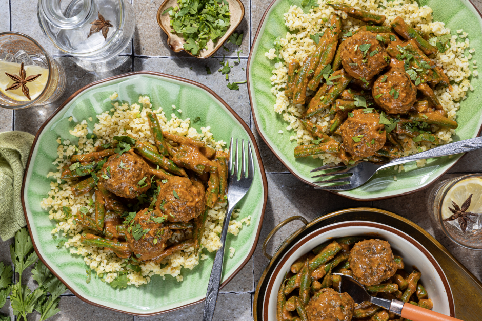 Sain + Sensé: Boulettes de bœuf en cari au beurre de noix de cajou
