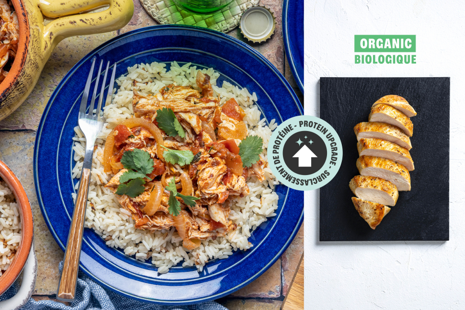 Protein Upgrade | Goodfood Travels: Mexico City ORGANIC Chicken Tinga