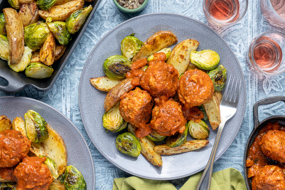 Protein Swap | Saucy Sausage Meat Meatballs