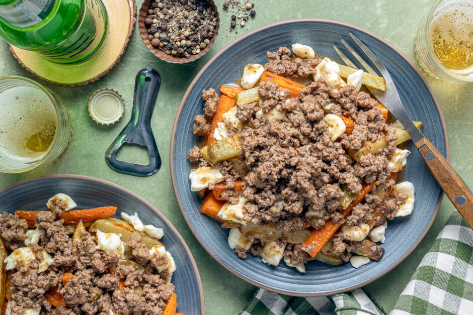 Protein Swap | Impossible™ Beef Poutine