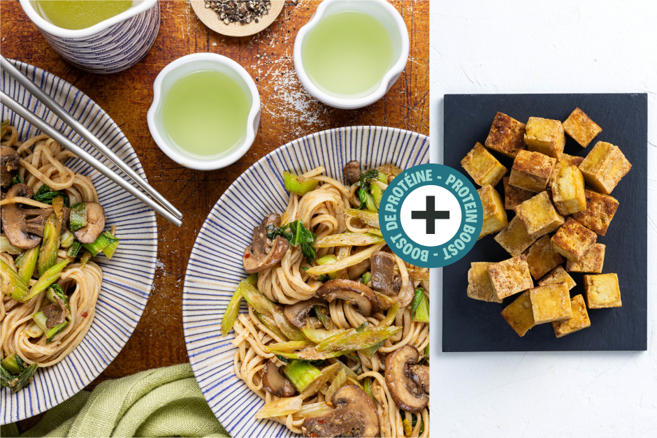 Protein Boost | Fragrant Vegan Tofu & Lemongrass-Cashew Noodles