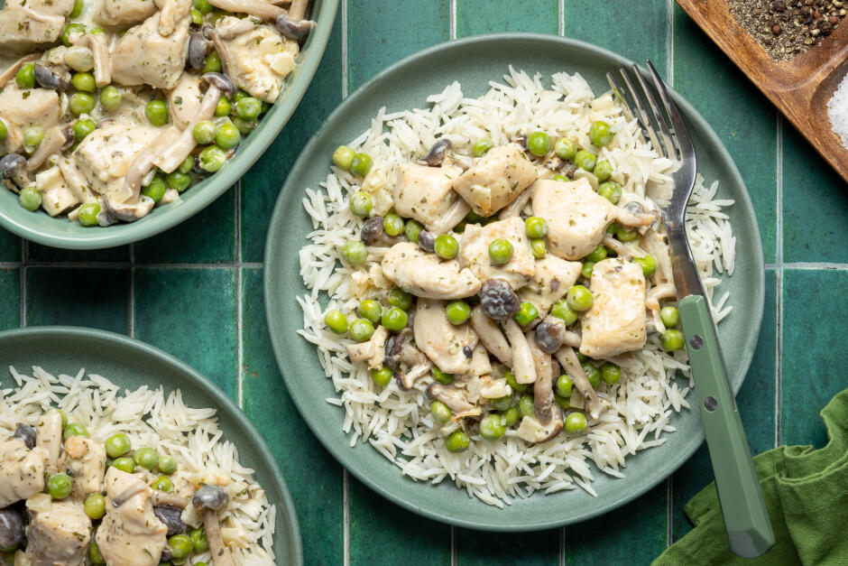 Quick Creamy Chicken Stroganoff