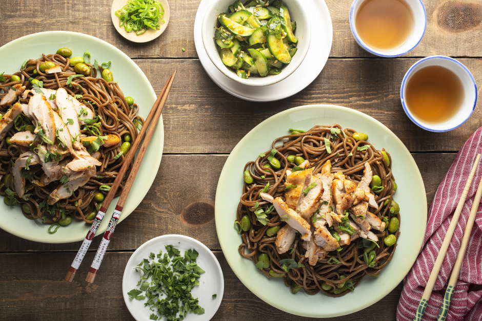 Sichuan-Style Chicken & Soba Noodles