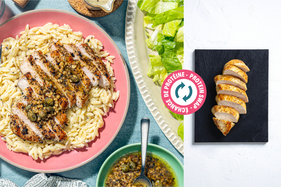 Protein Swap | Chicken Breast Piccata