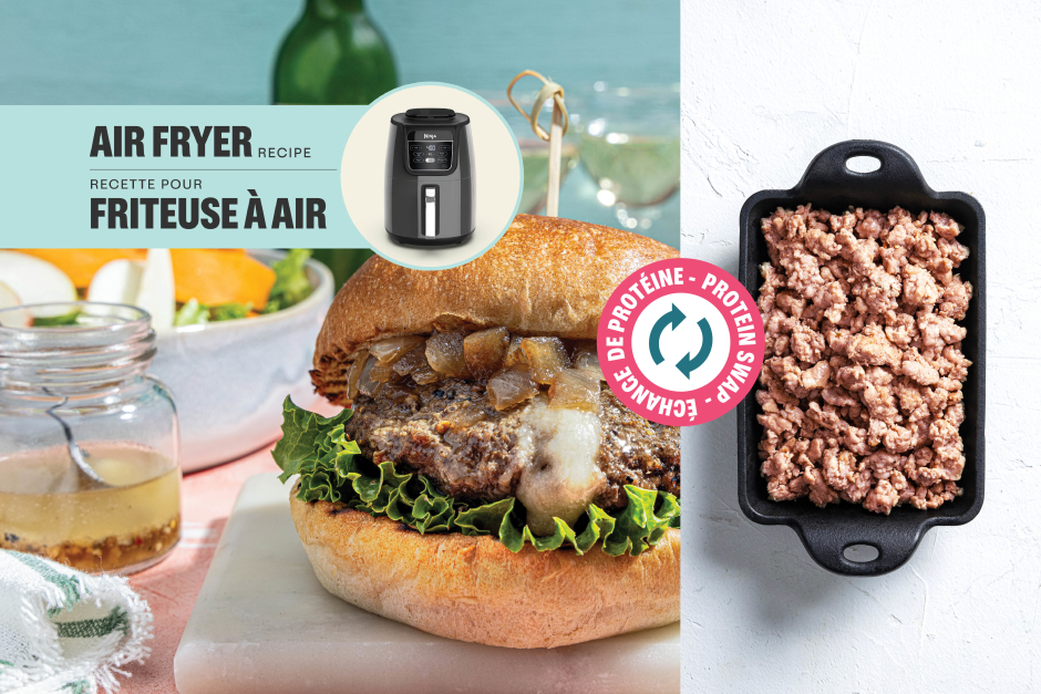 Échange de protéine | Burgers de porc Juicy Lucy