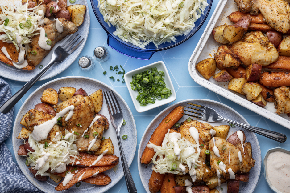 Mexican-Style Chicken & Veggie Traybake