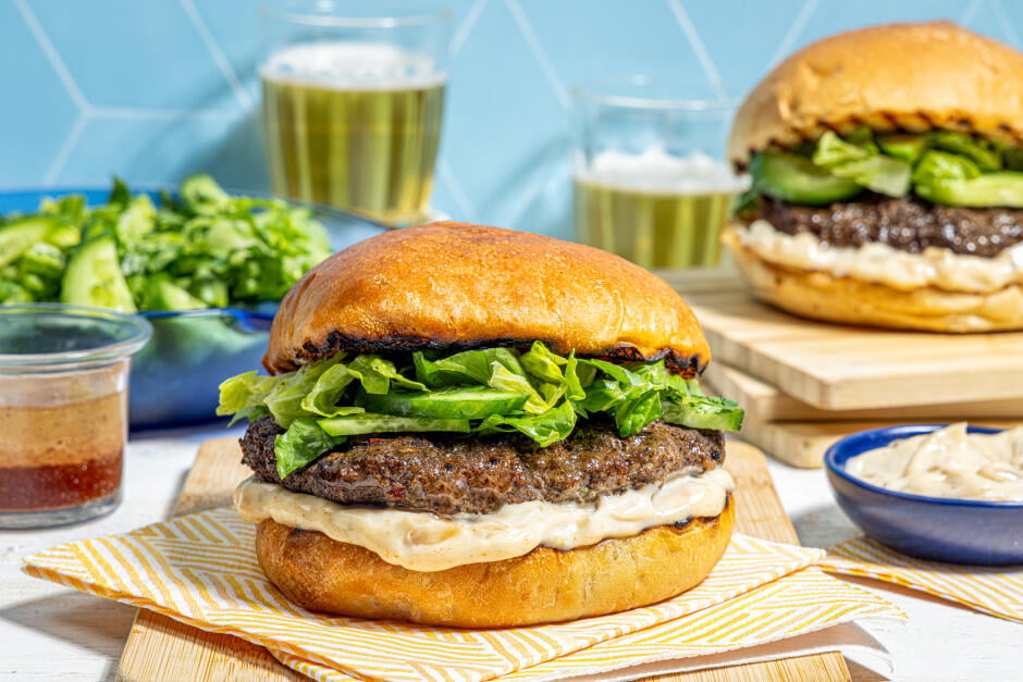 Beef Burgers a la Brasa