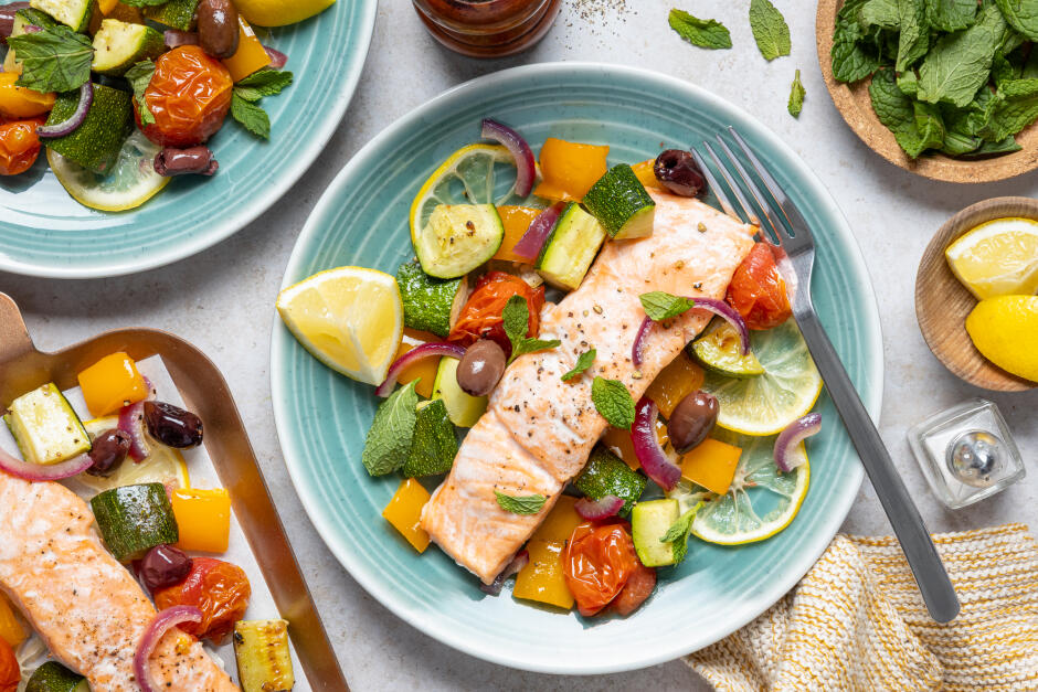 Sheet Pan Lemon Salmon
