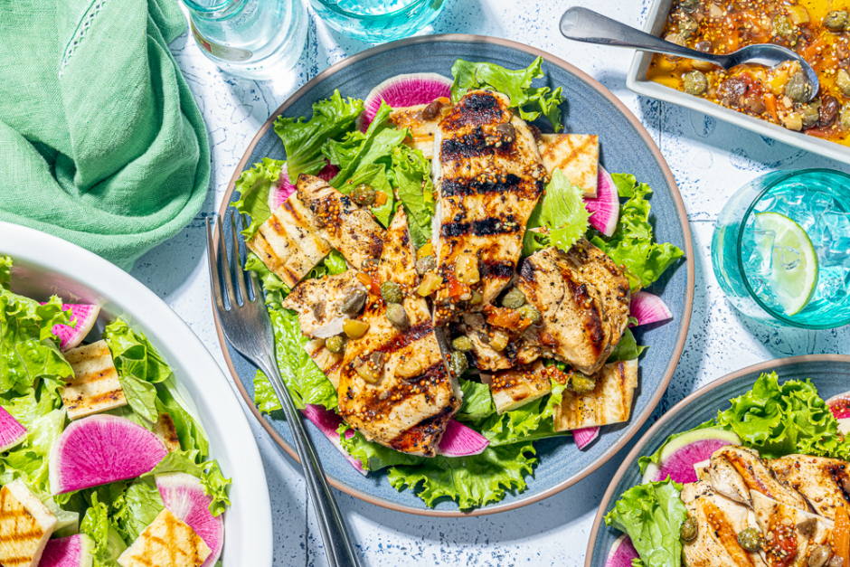 Grilled Chicken Breast Paillard