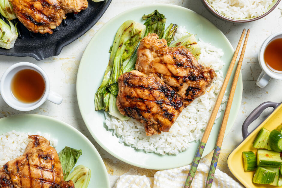 Poulet grillé à la citronnelle