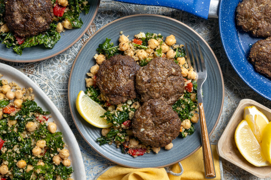 Galettes de bœuf au zaatar