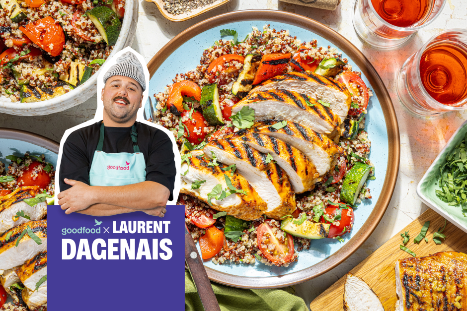 Goodfood x Laurent Dagenais: Poitrines de poulet miel-lime sur le BBQ