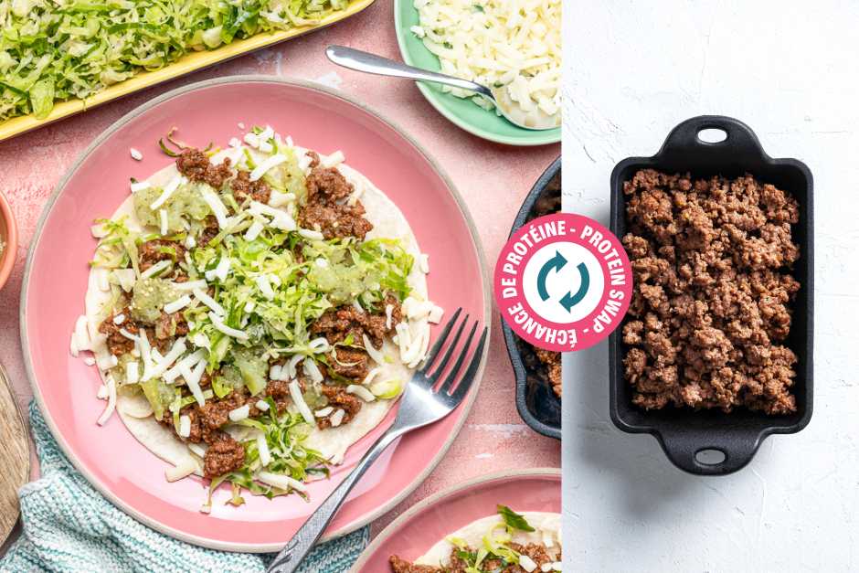 Protein Swap | Ground Beef Carne Street Tacos