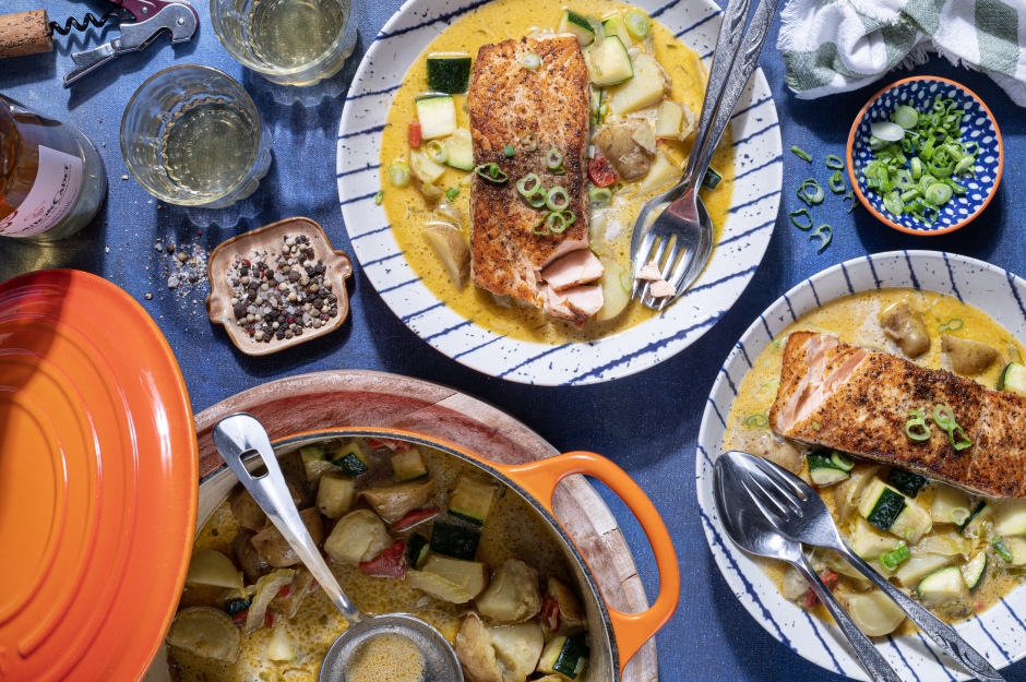 Summery Salmon Chowder