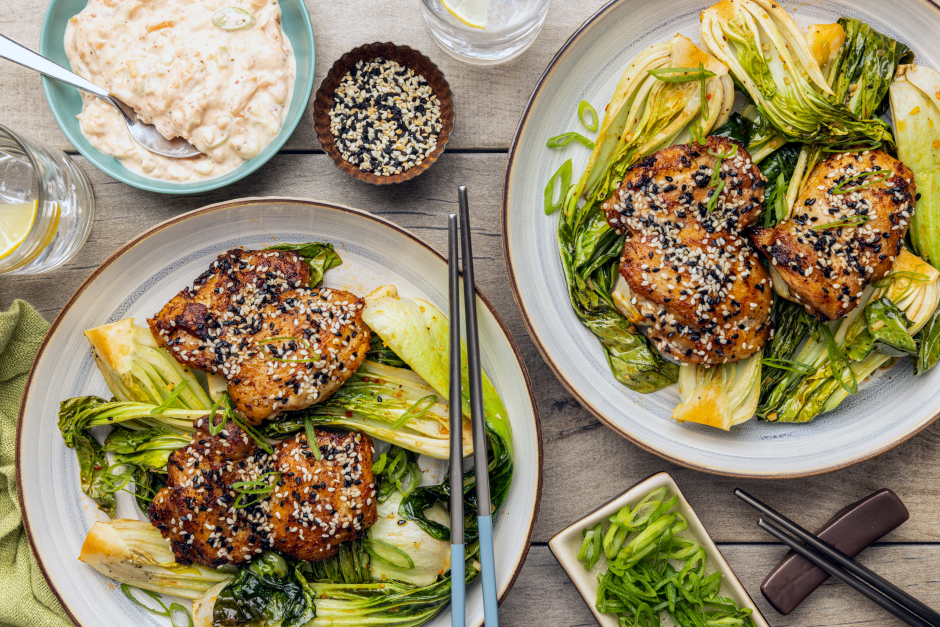 Carb-Wise: Korean-Inspired Sesame Chicken Thighs