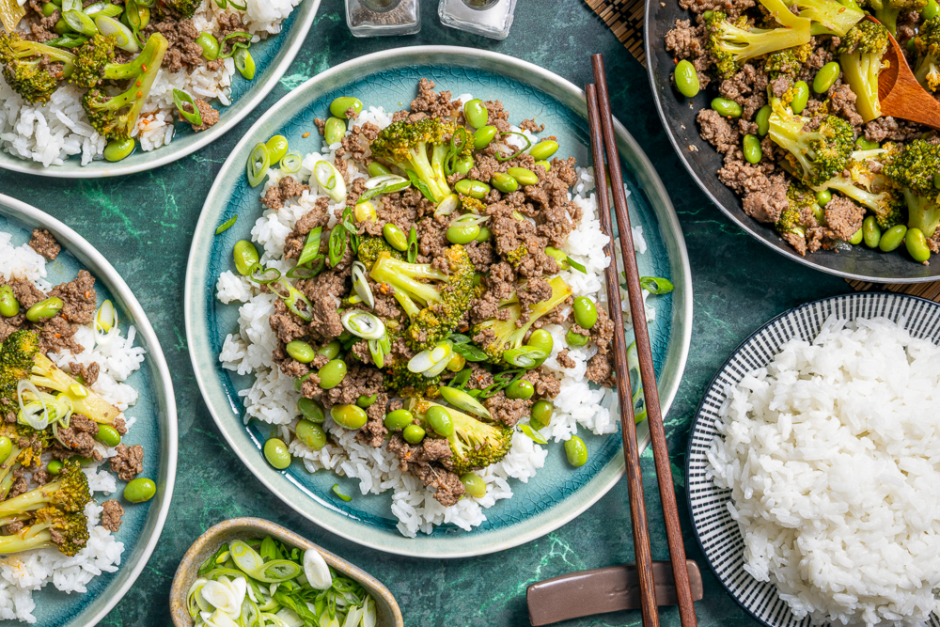 Ground Beef & Veggie Stir-Fry