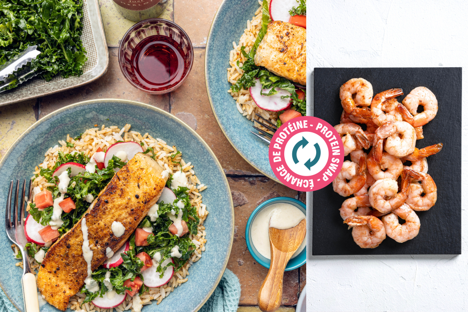 Protein Swap | Shrimp Taco Bowls