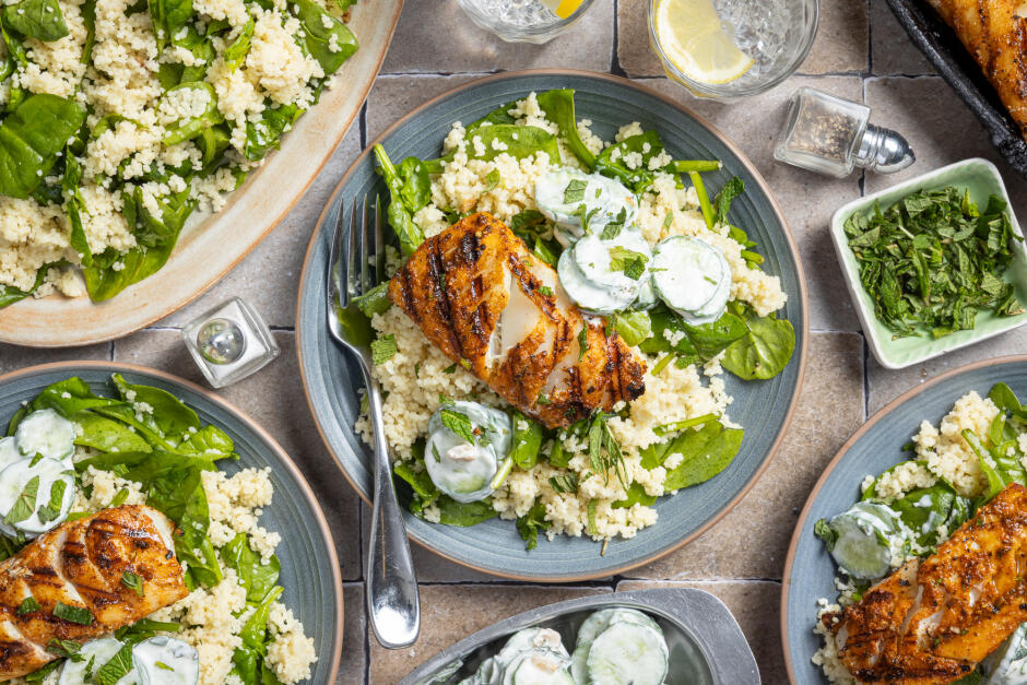 Morue tandoori grillée