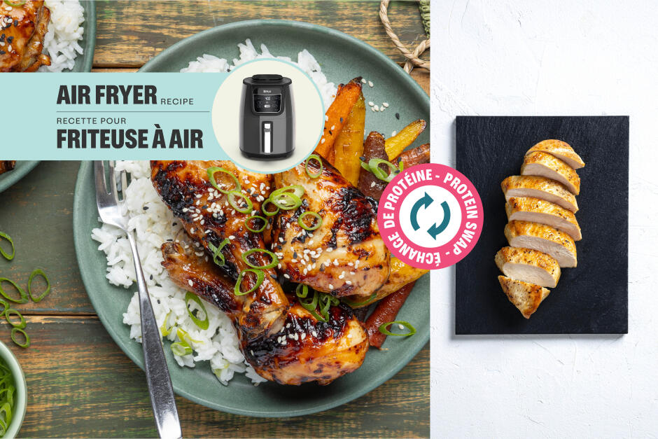 Échange de protéine | Poitrines de poulet teriyaki