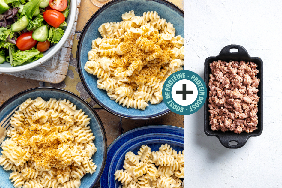 Protein Boost | 10-Minute Ooey Gooey Sausage Radiatore Pasta