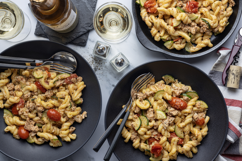 Fast & Fresh Torchiette with Ground Pork