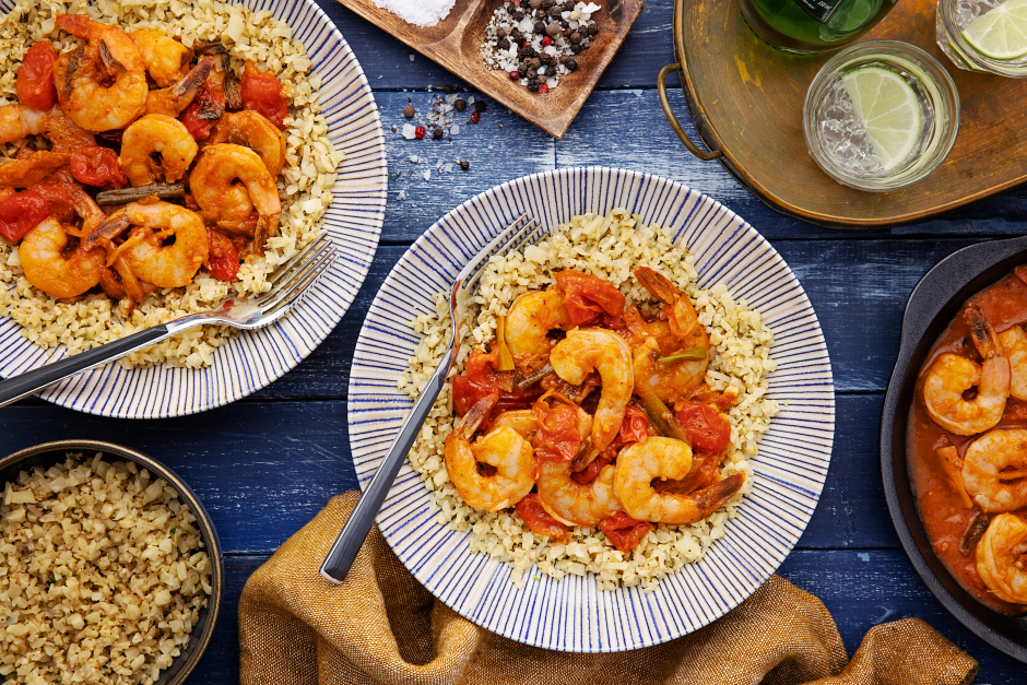 Keto: Buttery Kimchi Tomato Shrimp