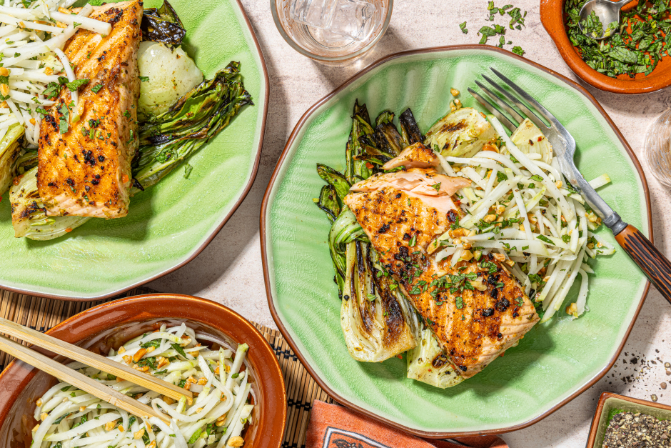 Grilled Vietnamese Lime Salmon