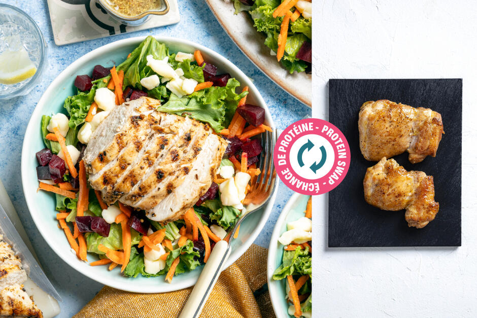 Protein Swap | Steak-Spiced Grilled Chicken Salad